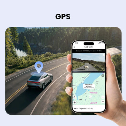 Dash Cam 4K Night Vision GPS ADAS Front Rear Parking - Smarsty
