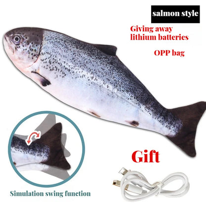 Electric Cat Toy Dancing Fish Interactive Plaything - Smarsty