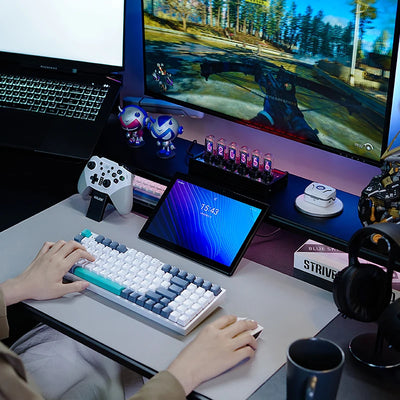 Hot Swappable 94 Key Mechanical Keyboard With RGB Lighting - Smarsty