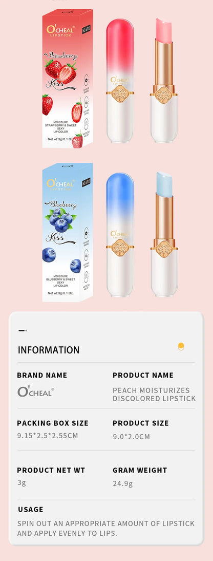 O'CHEAL Color Changing Lip Balm Moisturizing And Waterproof - Smarsty