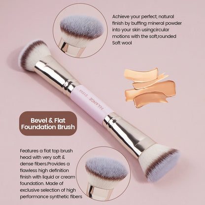 MAANGE Double Head Makeup Brush for Flawless Blending - Smarsty
