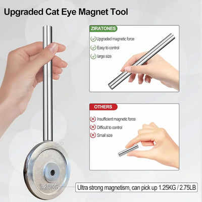 1pc Cylindrical Magnet for Cat Eye UV Gel Varnish with Nails Art Decoration Fashion Nail Magnet Tools for Manicure Design Tools