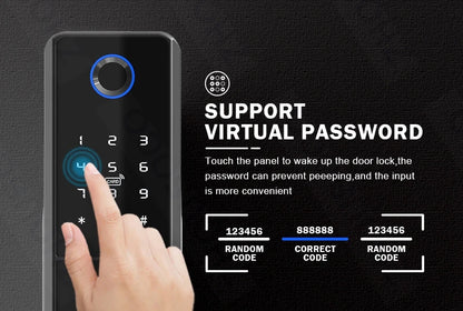 Waterproof Smart Door Lock with Bluetooth and WiFi Control - Smarsty