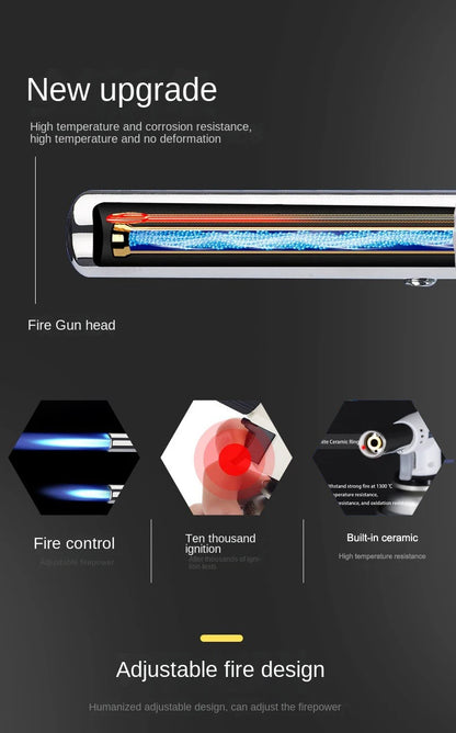 Multifunctional Portable Flame Gun Torch Burner For Camping BBQ Desserts Soldering Cooking Heating Tool Household Igniter