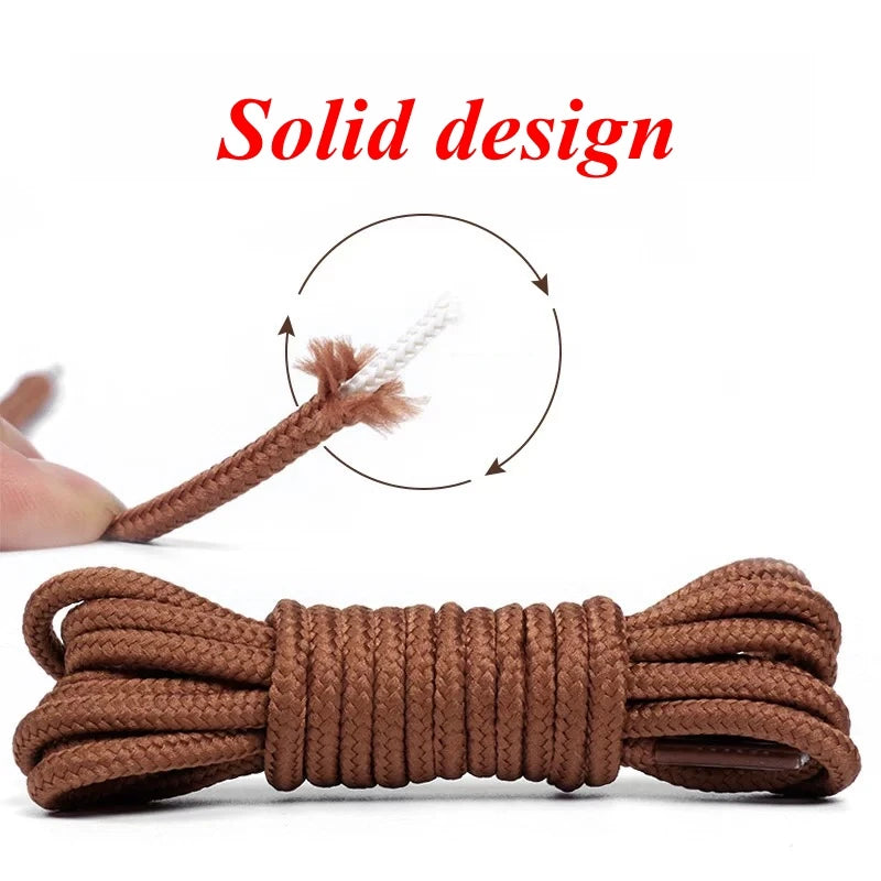 Classic Round Shoelaces Durable Polyester Solid Shoe laces Boot Laces for shoes Sneaker Shoelace 21 Colors 70/90/120/150cm 1Pair