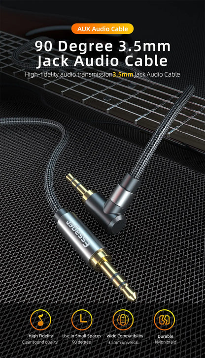Essager 3.5mm Aux Audio Cable for Clear Sound - Smarsty