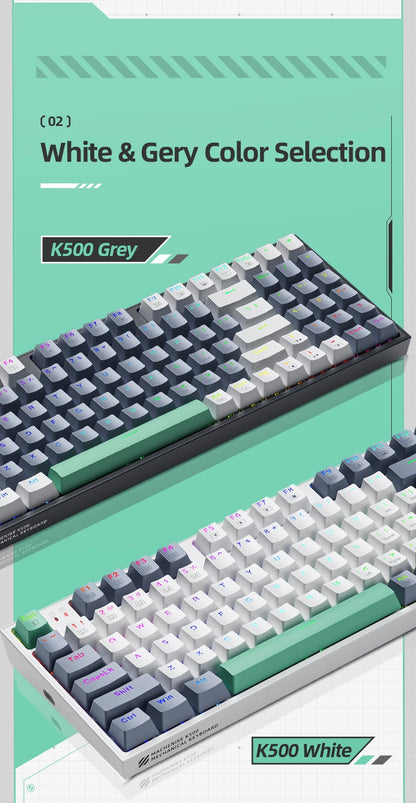 Hot Swappable 94 Key Mechanical Keyboard With RGB Lighting