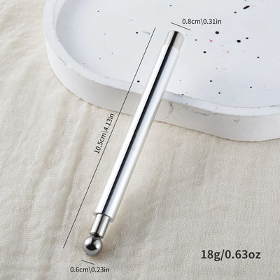 Cat Eye Nail Art Magnetic Tool Cylindrical Stick with Ball Magnet Manicure Accessory for Glass Bead Effects Fits UV Gel Polish - Smarsty
