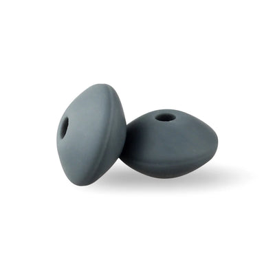 Silicone Beads 12mm Lentil Focal Beads Non Toxic Diy Set - Smarsty