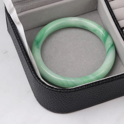 Portable Jewelry Organizer Case for Travel with Leather Storage - Smarsty