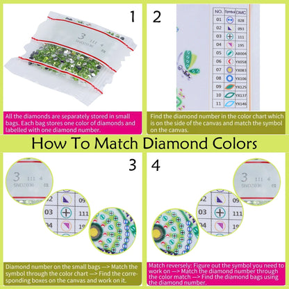 Diamond Painting Coasters Set with Cartoon Cat Design - Smarsty