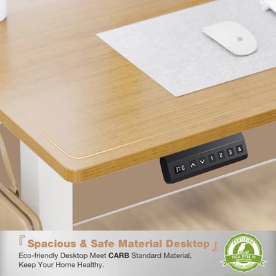 Electric Standing Desk Height Adjustable 40x24 Inch Stand Up Sit Stand Computer Desk Workstation Ergonomic Work Table
