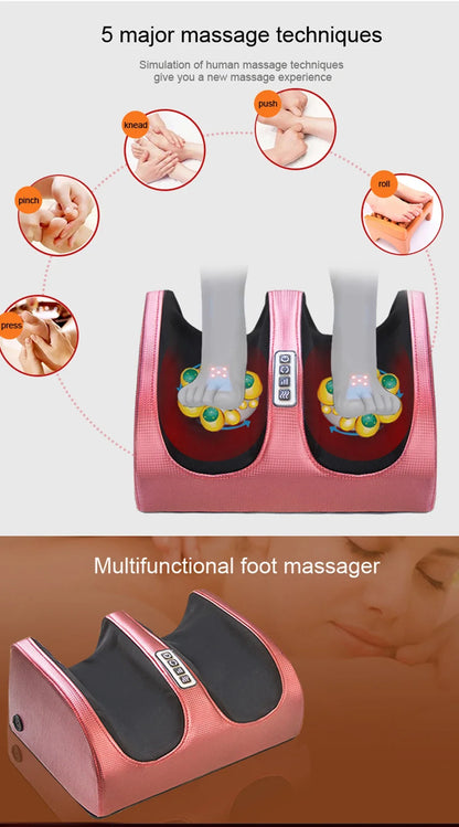 Hot Compression Electric Foot Massager for Pain Relief - Smarsty