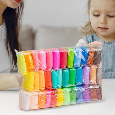 Colored Clay Child Modelling Craft Children Air Dry Clay With Hand Tools Stimulate Kids Early Learning Activities Interactive - Smarsty
