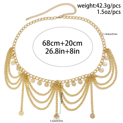 Multilayer Butterfly Pendant Belly Chain for Women - Smarsty