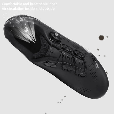 LiXingMing Cycling Shoes Road Bike Men Racing Contest Self-Locking Speed Bicycle Sneakers Women Spd Cleats Cycling Footwear by Smarsty