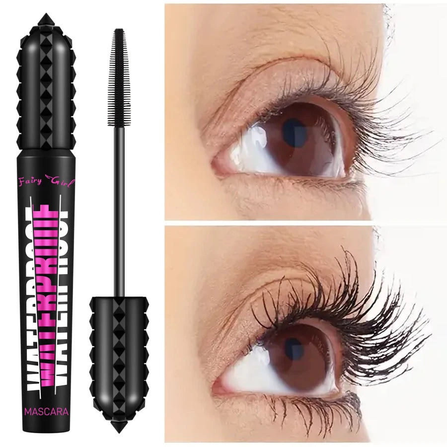 Black Waterproof Mascara for Lengthening and Curling Effect - Smarsty