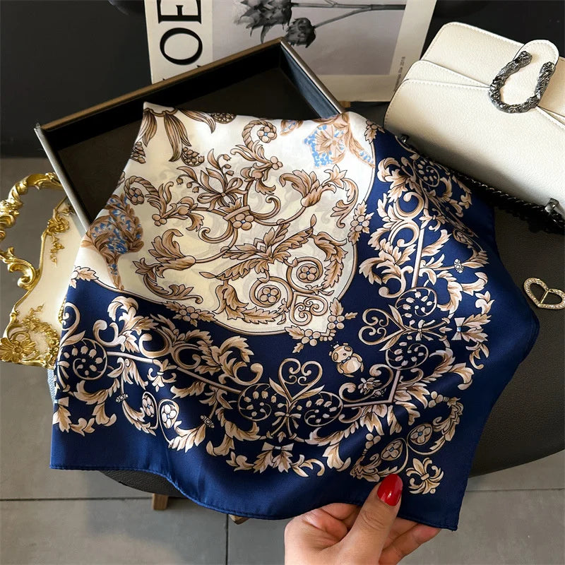 Luxury Silk Horse Print Scarf for Women - Smarsty