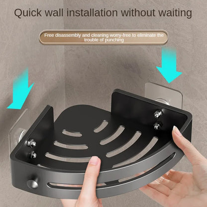 2PCS No Drill Bathroom Shelves for Easy Storage - Smarsty