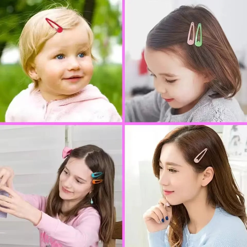 40 Pcs Colorful Hair Clips for Girls with Fun Design - Smarsty