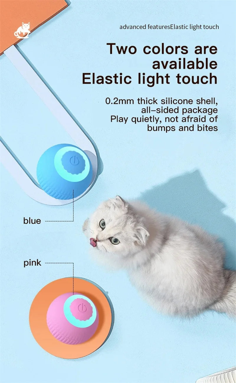 Interactive Electric Cat Ball Toy for Engaging Play - Smarsty