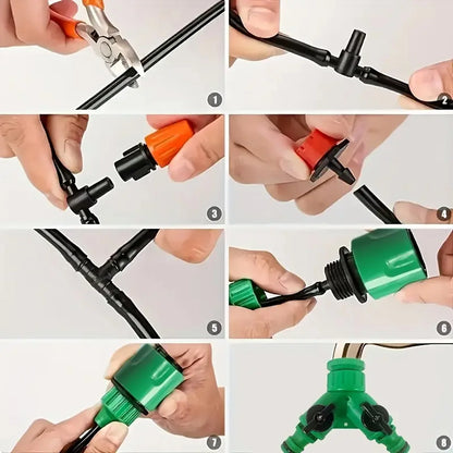 30 Meter DIY Drip Irrigation System for Efficient Watering - Smarsty