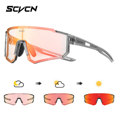 SCVCN new Outdoor Cycling Sunglasses Men MTB Bike Glasses Sports Mountain Climbing fishing Women Bicycle Cycling UV400 Goggles by Smarsty