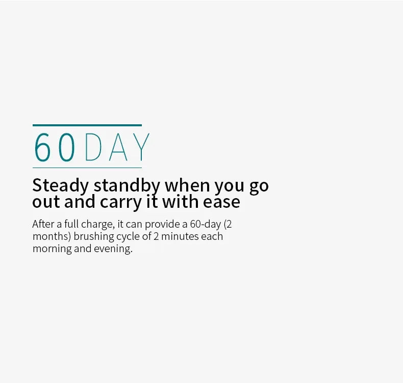 Automatic Electric Toothbrush with Six Speed Settings - Smarsty