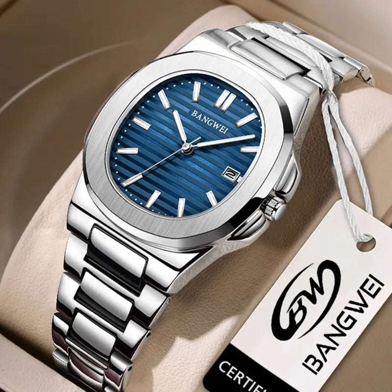 Luxury Waterproof Men's Quartz Watch with Automatic Date - Smarsty