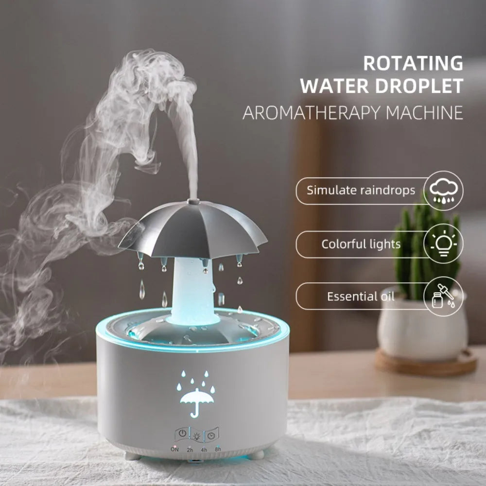 Rotating Umbrella Humidifier with Colorful Night Lights - Smarsty