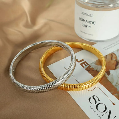 Waterproof Vintage Gold Plated Stainless Steel Bracelet - Smarsty