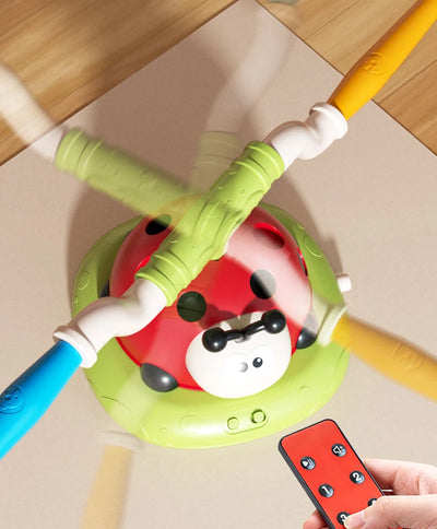 Ladybug Sport Entertainment Game Toy Multifunction Rope Skipping Machine Ferrule Jump Rocket Launcher Outdoor Educational - Smarsty