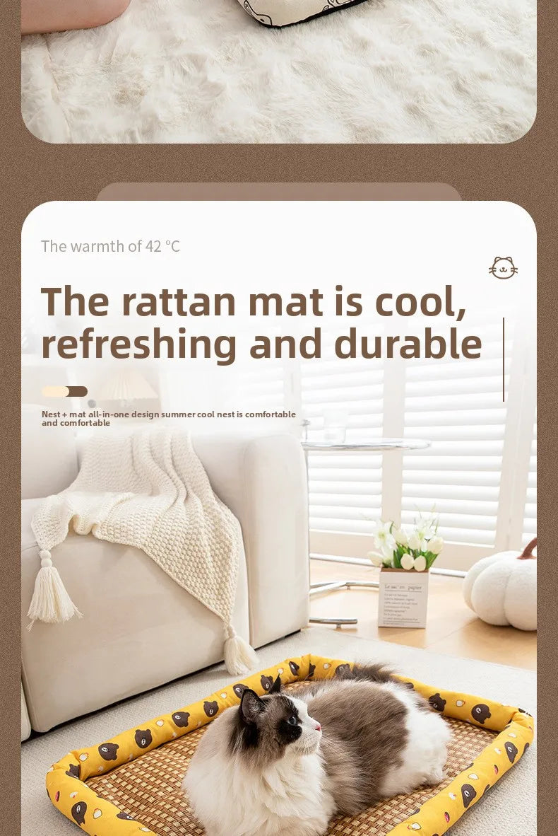 Summer Cooling Mat for Small Dogs and Cats - Smarsty