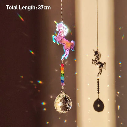 Colorful Crystal Pendant Suncatcher for Home Decoration - Smarsty