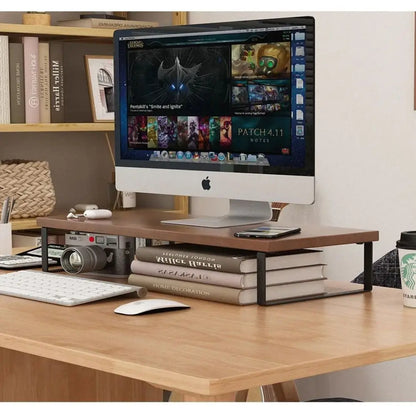Computer Monitor Elevated Monitor Base Home Office Storage Rack Computer Desktop Creative Storage Rack Office Storage Supplies