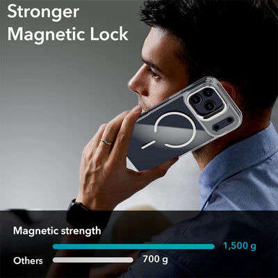 Original For Magsafe Invisible Lens Stand Holder Phone Case For iPhone 17 Pro Max Air 14 15 16 Plus 13 12 11 Clear Acrylic Cover