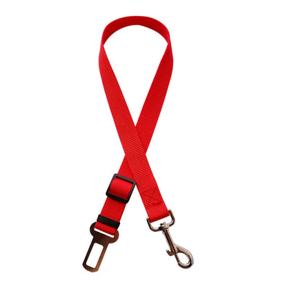 Adjustable Dog Car Seat Belt Harness with Reflective Cushioning - Smarsty