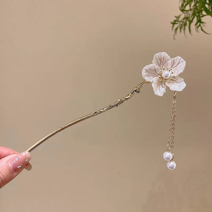 Elegant Flower Tassel Hair Clip for Women - Smarsty