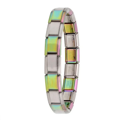 Hapiship Women's Italian Stainless Steel Charm Bracelet - Smarsty