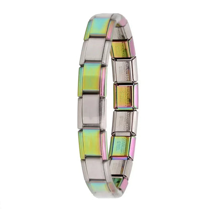 Hapiship Women's Italian Stainless Steel Charm Bracelet - Smarsty