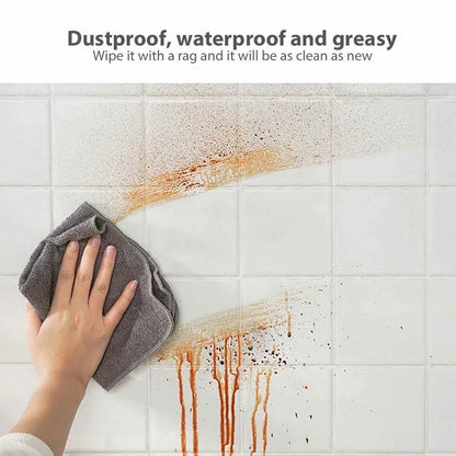 Transparent Oil-Proof Wall Sticker Heat-Resistant Self-Adhesive Film - Smarsty