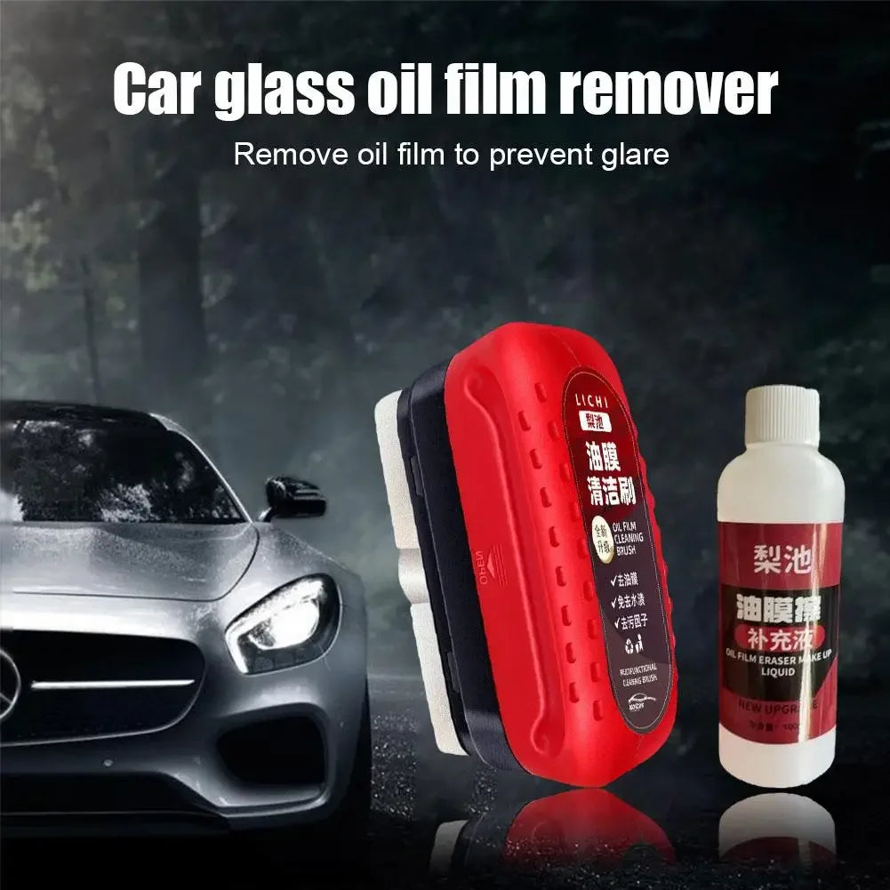Car Glass Oil Film Remover Glass Cleaning Board Hydrophobic Glass Coating for Windshield Clear Window Auto Detailing Tool