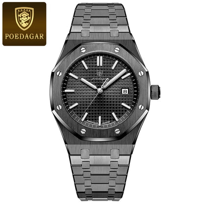 Luxury Waterproof Quartz Wristwatch for Men - Smarsty
