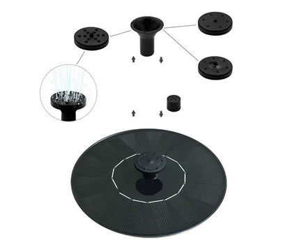 Solar Powered Floating Fountain for Garden and Patio - Smarsty