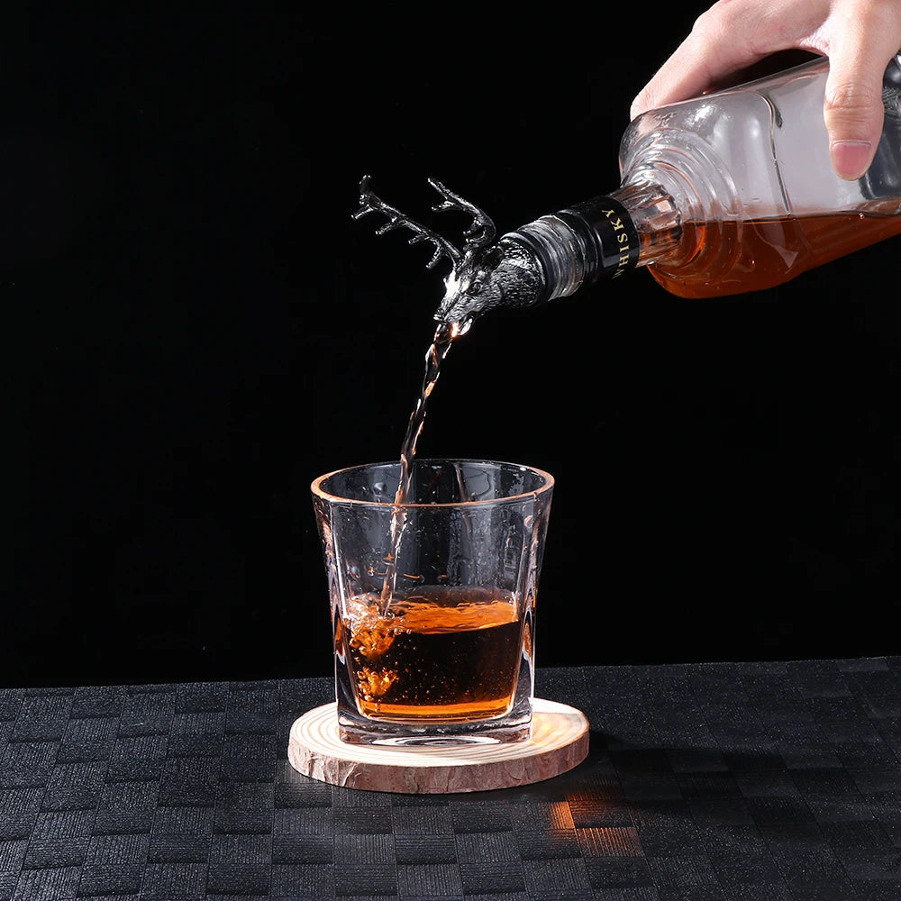 Deer Head Wine Pourer Stopper for Easy Aeration - Smarsty