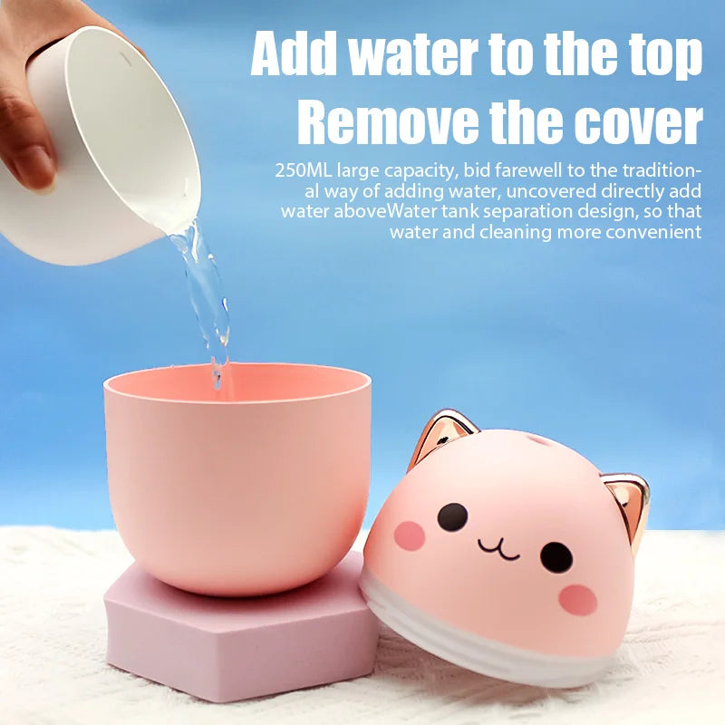 Mini Cute Air Humidifier for Aromatherapy and Purification - Smarsty