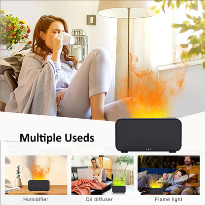 Mini Flame Aroma Diffuser With LED Light - Smarsty