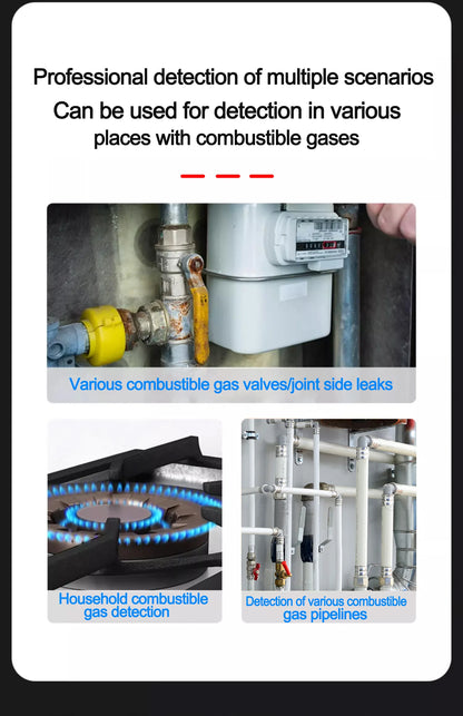 Combustible Gas Leak Detector with Buzzer Alarm - Smarsty
