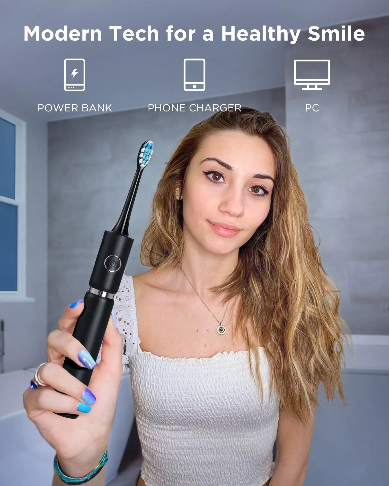 Fairywill P11 Sonic Electric Toothbrush with Whitening Feature - Smarsty