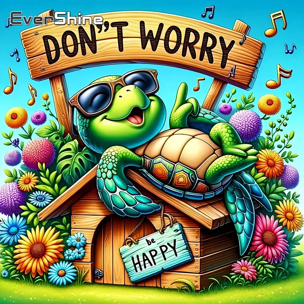 EverShine Diamond Painting Turtle Mosaic Art for Home Decor - Smarsty